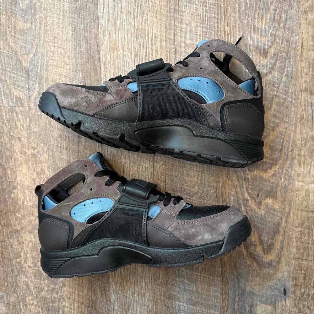 Nike Air Trainer Huarache Baroque Brown Smokey Blue - Picture 3 of 10